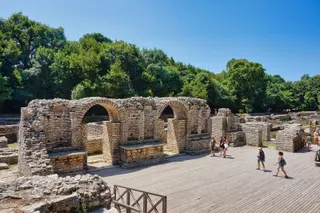 Butrint ruins, Butrint National Park, Albania