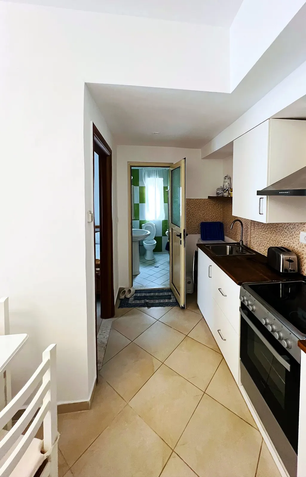 Apartment hallway, Sarandë, Albania