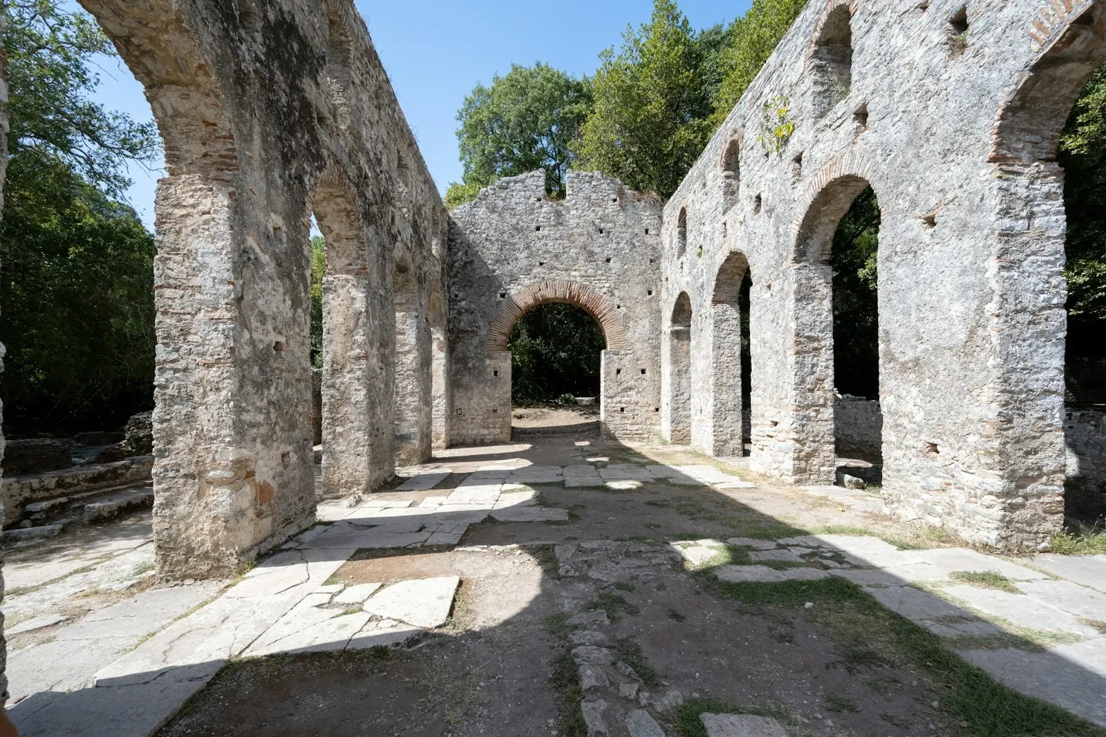 Butrint basilica, Butrint National Park, Albania