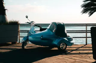 Scooter durres seafront, Durrës, Albania