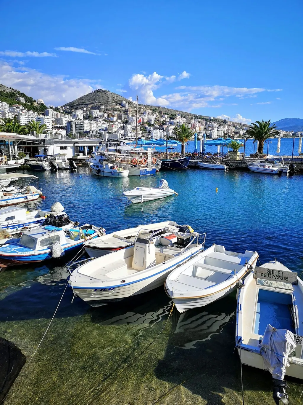Saranda boats, Saranda, Albania